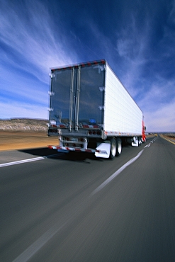 LKW mit Container