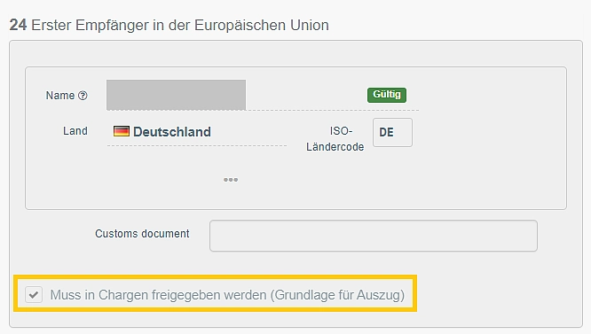 Bild zeigt einen Traces Bildausschnitt